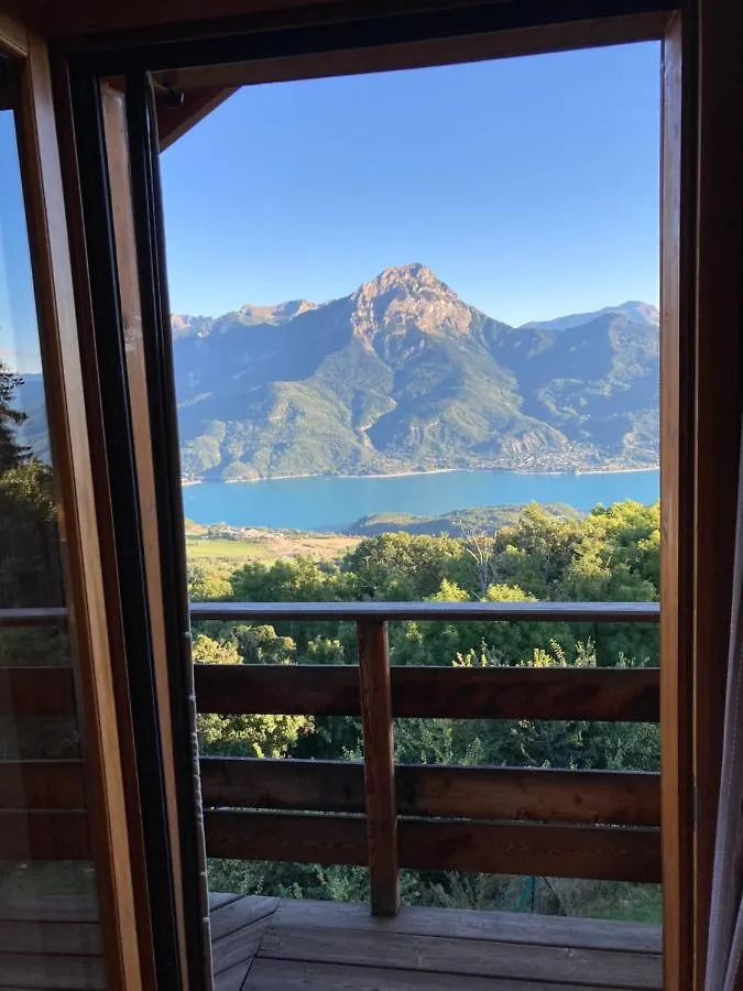 Chalet Bioclimatique Avec Vue Sur Le Lac De Serre Poncon Saint-Apollinaire